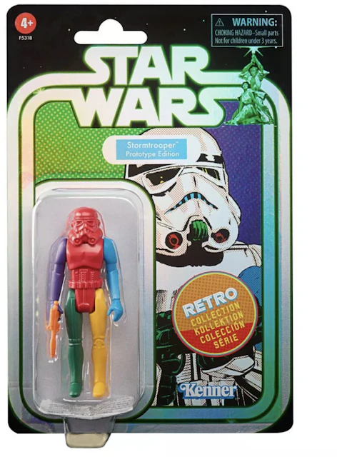 Exquisito lila Recreación Hasbro Star Wars Retro Collection Stormtrooper Prototype Edition Target  Exclusive Action Figure - ES