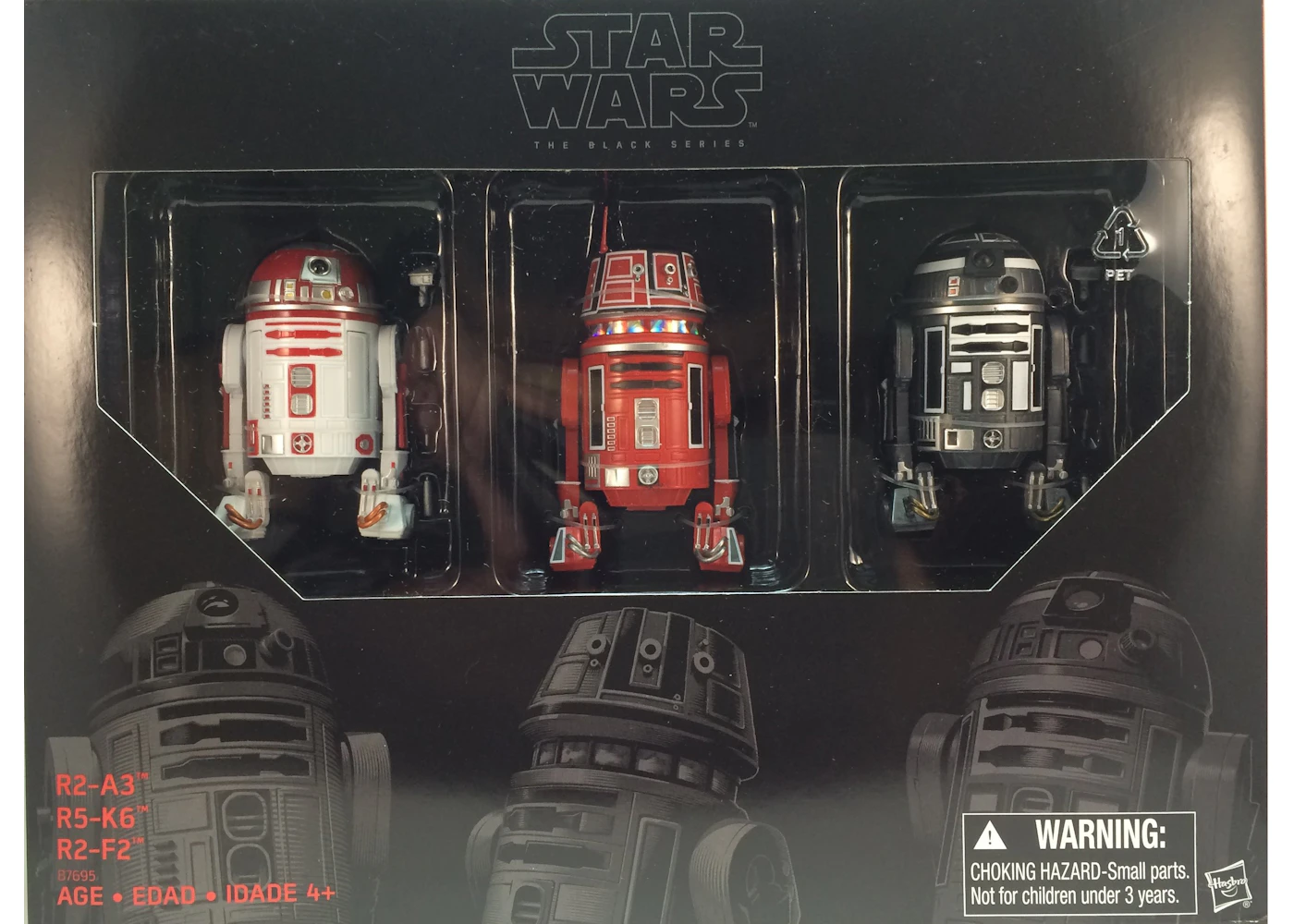 Hasbro Star Wars The Black Series R2-A3, R5-K6, R2-F2 Droid 3-Pack ...