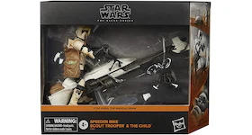Hasbro Star Wars The Black Series Speeder Bike Scout Trooper & The Child Action Figure