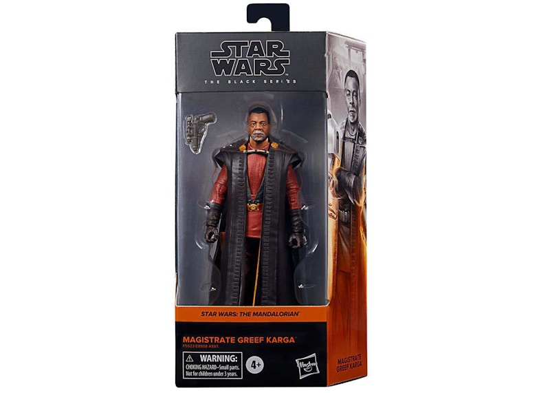 Hasbro Star Wars The Black Series The Mandalorian Magistrate Greef ...