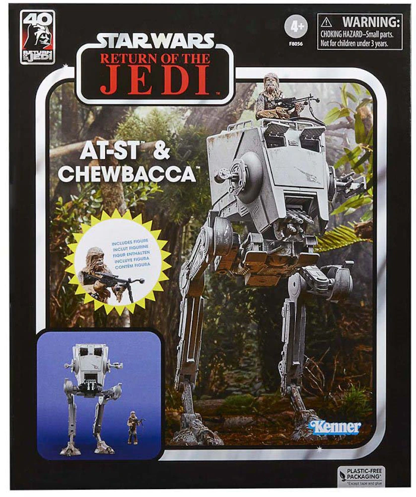 Hasbro Star Wars: The Vintage Collection Star Wars: Return of the Jedi  AT-ST and Chewbacca Figure Set 2-Pack