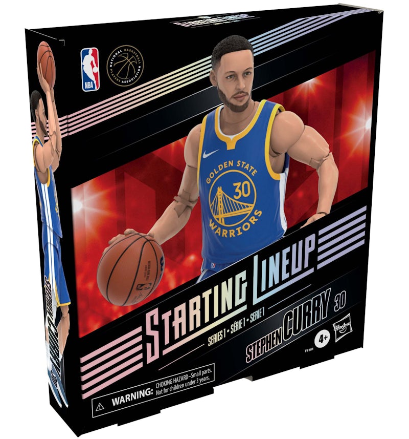 Hasbro Starting Lineup NBA Season Golden State Warriors Stephen