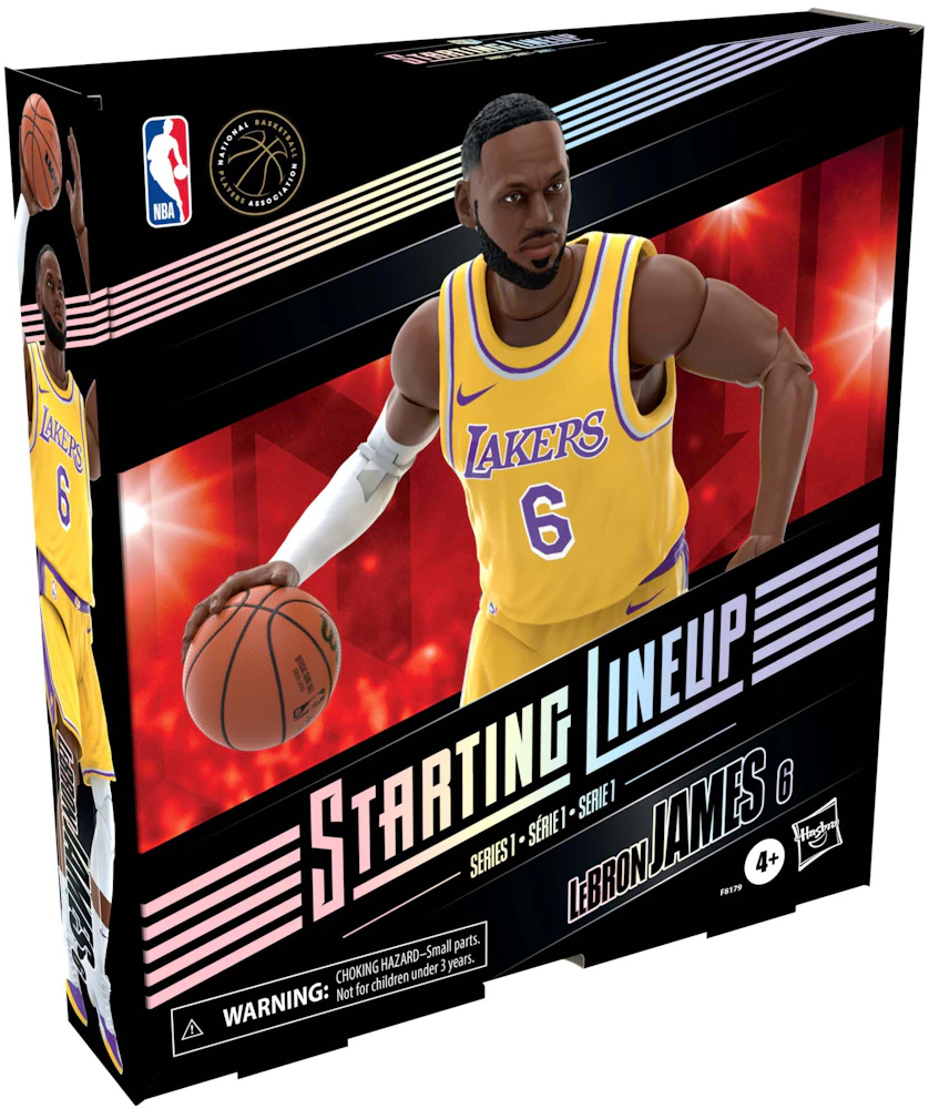 Hasbro Starting Lineup NBA Season 1 Los Angeles Lakers Lebron James Action  Figure - US