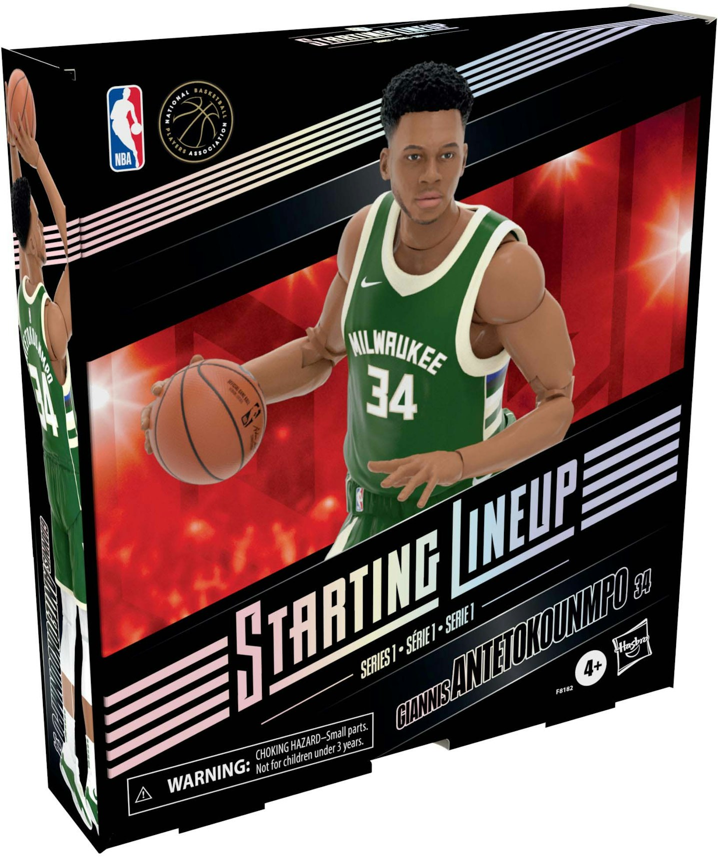 Hasbro Starting NBA Season 1 Milwaukee Bucks Giannis Antetokounmpo Figure - US