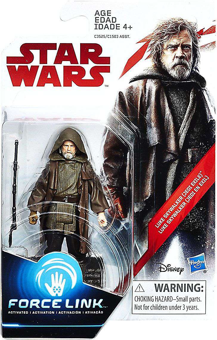 Jedi Exile Star Wars Force Link blister Hasbro Disney Figurine Luke Skywalker 