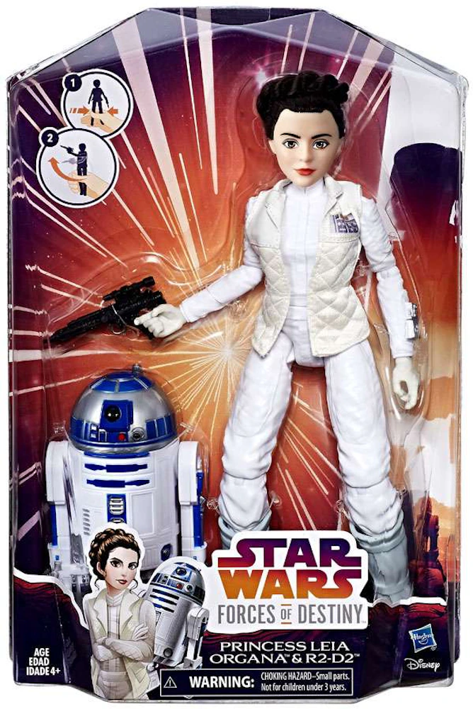 Hasbro Star Wars Forces of Destiny Adventure Princess Leia & R2-D2 ...