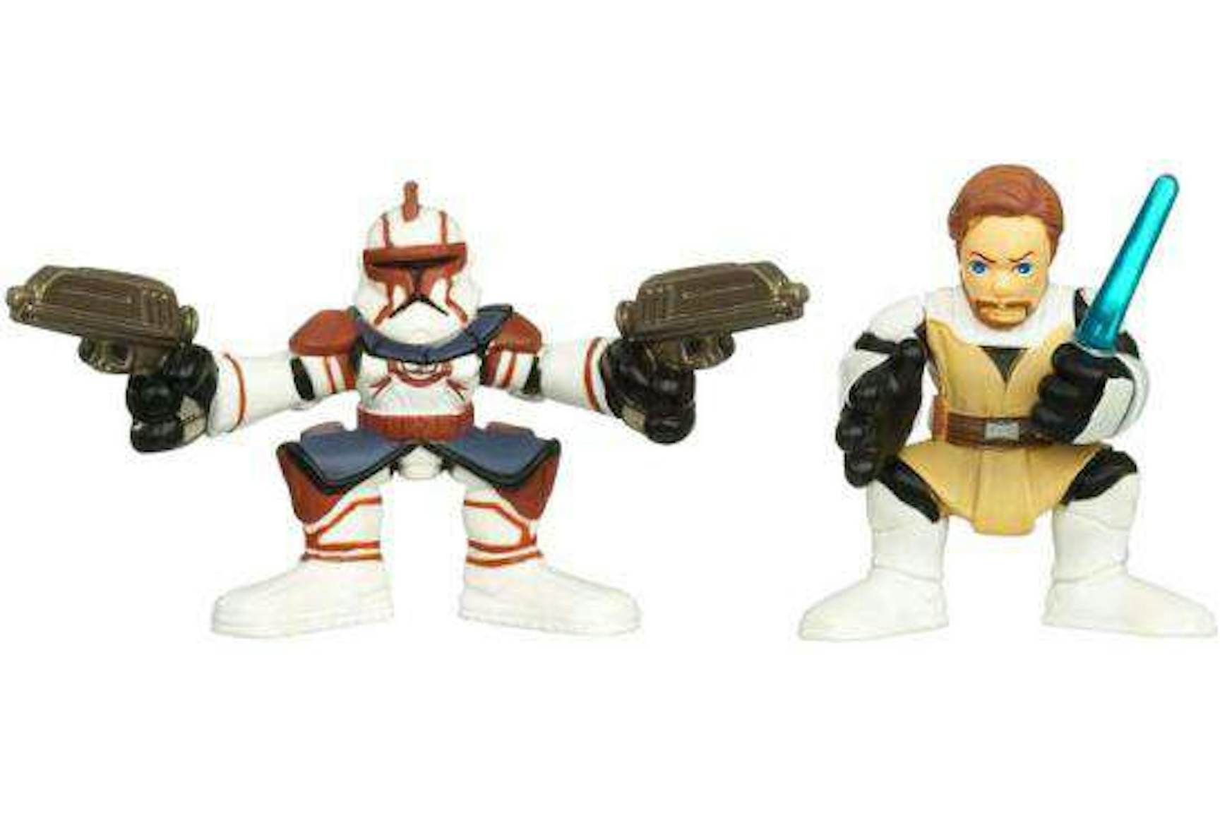 Hasbro Star Wars Galactic Heroes 2010 Obi-Wan Kenobi & Commander Fil ...