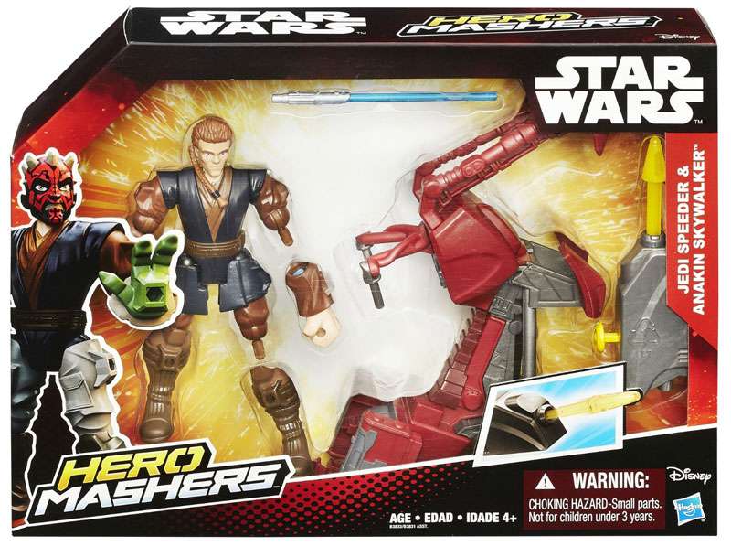 Hasbro Star Wars Hero Mashers Jedi Speeder & Anakin Skywalker