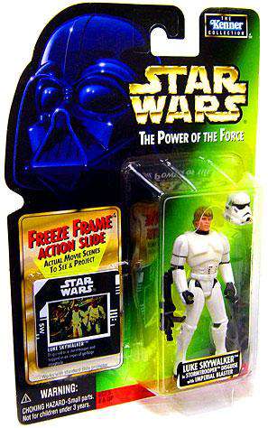 Star Wars Power of The Force Freeze Frame Lobot Kenner Figure 