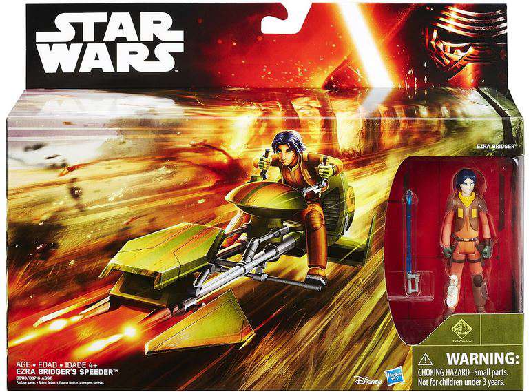 Star Wars Rebels Ezra Bridger's Speeder The Force Awakens Ezra Bridger Figure