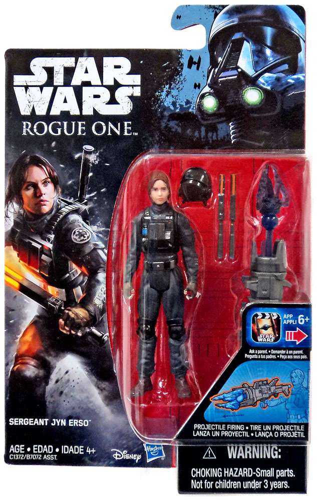 Star Wars Rogue One Sergeant Jyn Erso Jedha Disney Hasbro 12'' Doll Figure 