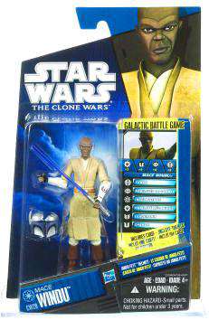 Hasbro Star Wars 2009 Clone Wars Mace Windu CW 06 Action Figure for sale online 