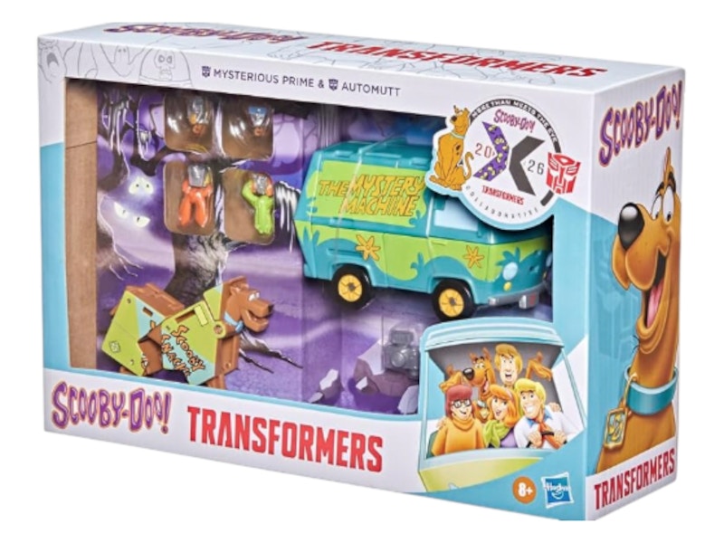 Hasbro Transformers Scooby Doo Mysterious Prime & Automutt Converting Action Figure Set