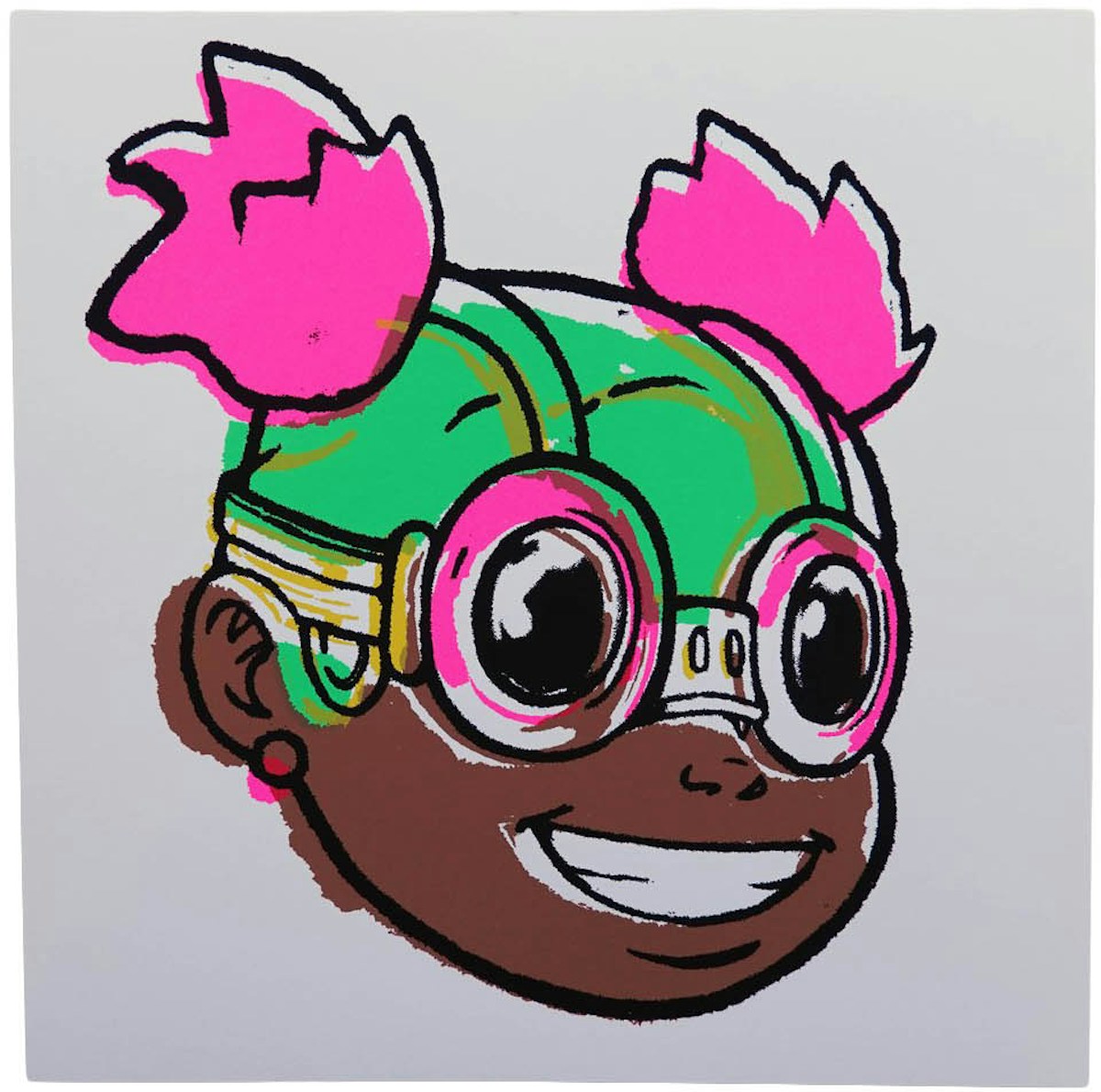 Hebru Brantley Editions Lilac Print (Signed, Edition of 150) - SS21