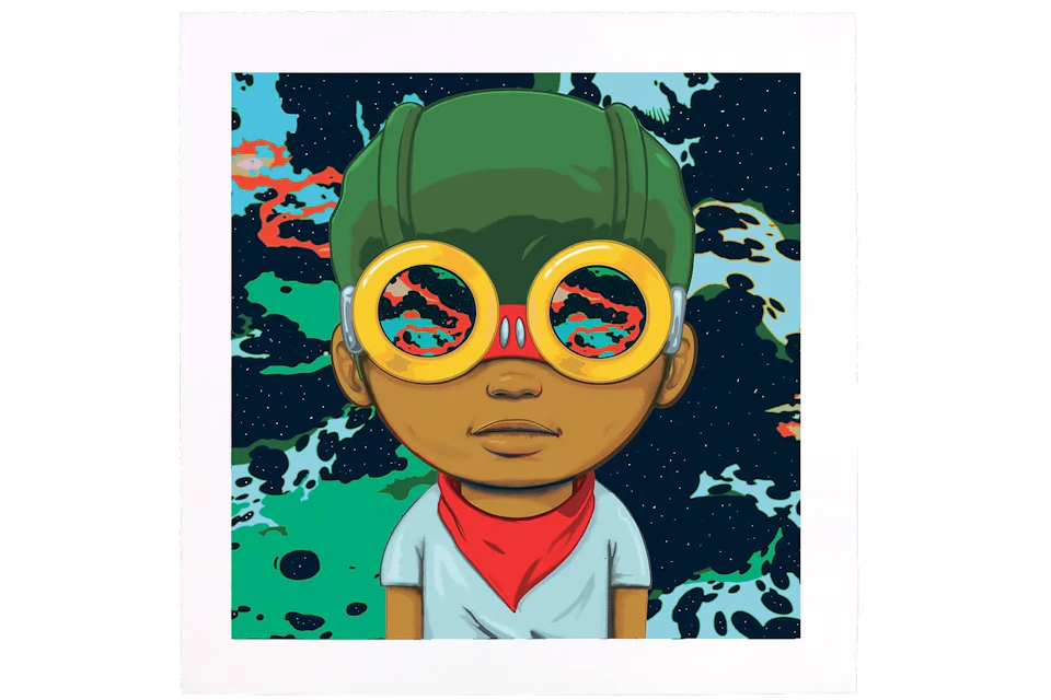 Hebru Brantley Space Is The Place Print (Signed, Edition of 100)
