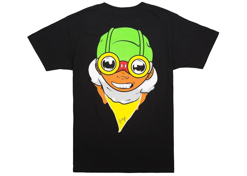 Pre-owned Hebru Brantley Men's X Bait Fly Boy Tee Shirt In Black