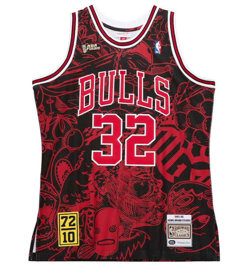 Hebru Brantley x Mitchell Ness Chicago Bulls Jersey Red/Black