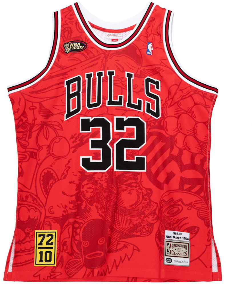 100% Authentic Hebru Brantley x Mitchell & Ness Bulls Jersey