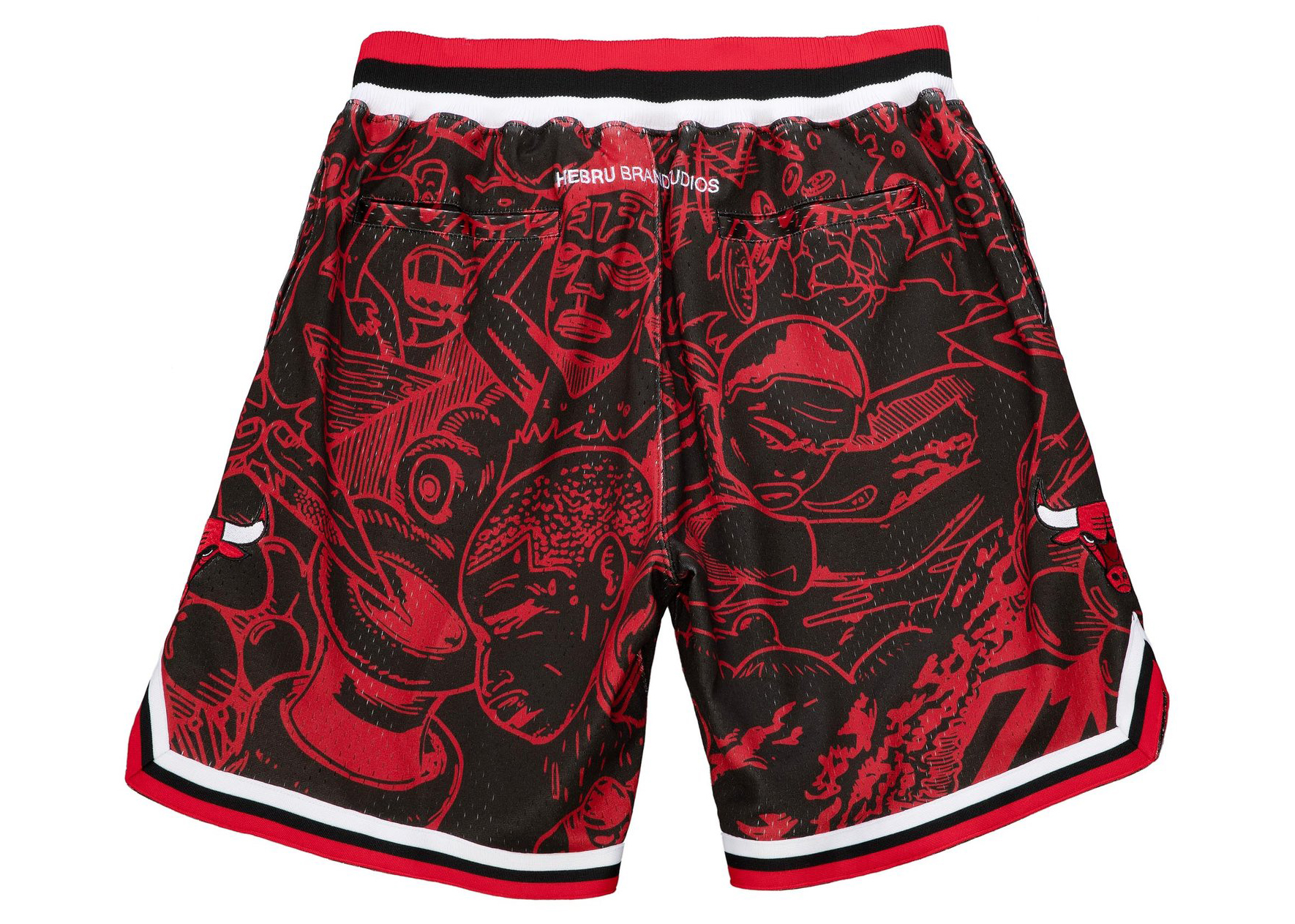 Chicago bulls shorts store red