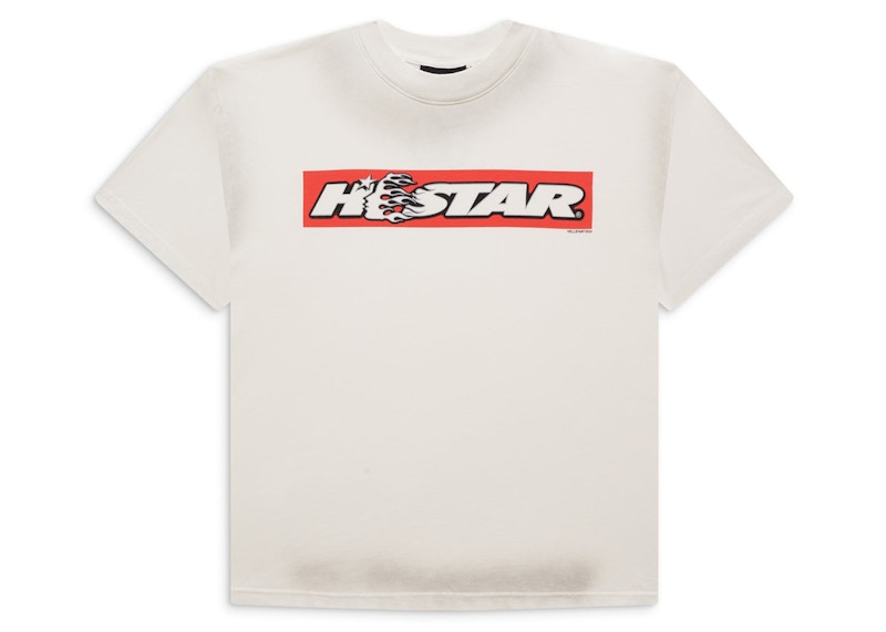 Hellstar Box Logo T-Shirt Red Men's - FW24 - US
