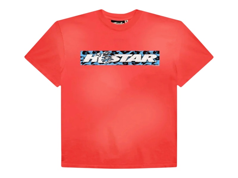 T-shirt à logo Hellstar Box rouge
