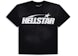 Hellstar Classic Logo Gel Print T-shirt Black
