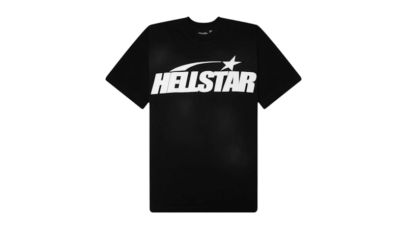 Hellstar Classic Logo Rhinestones Tee Black