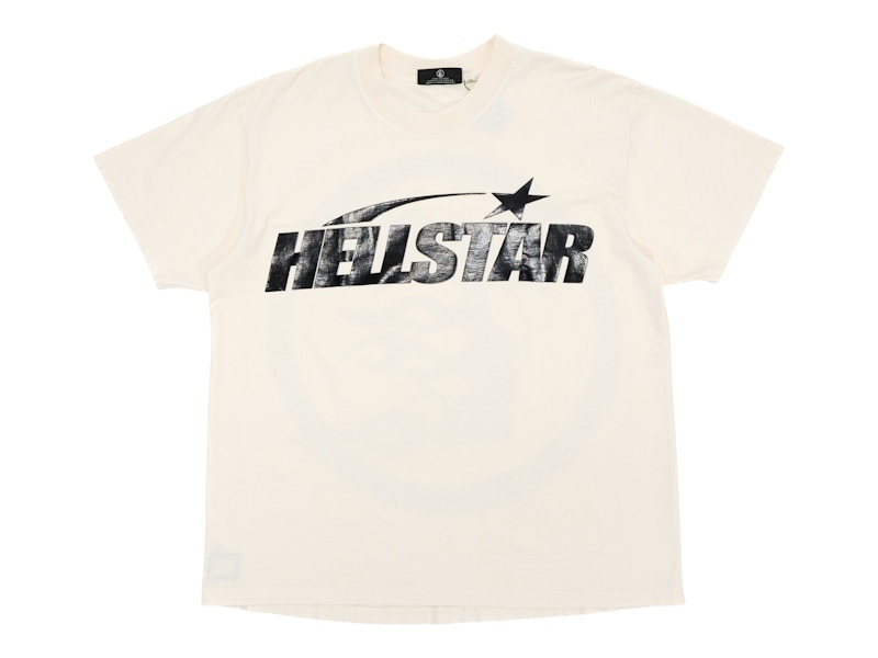HELLSTAR Tシャツ Hellstar Classic T-shirt White/Black (Gel Print) Men's - US