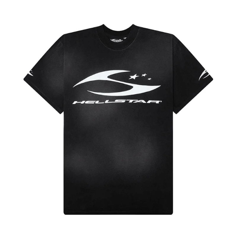 Hellstar Cursive Logo Glow in the Dark Tee Black
