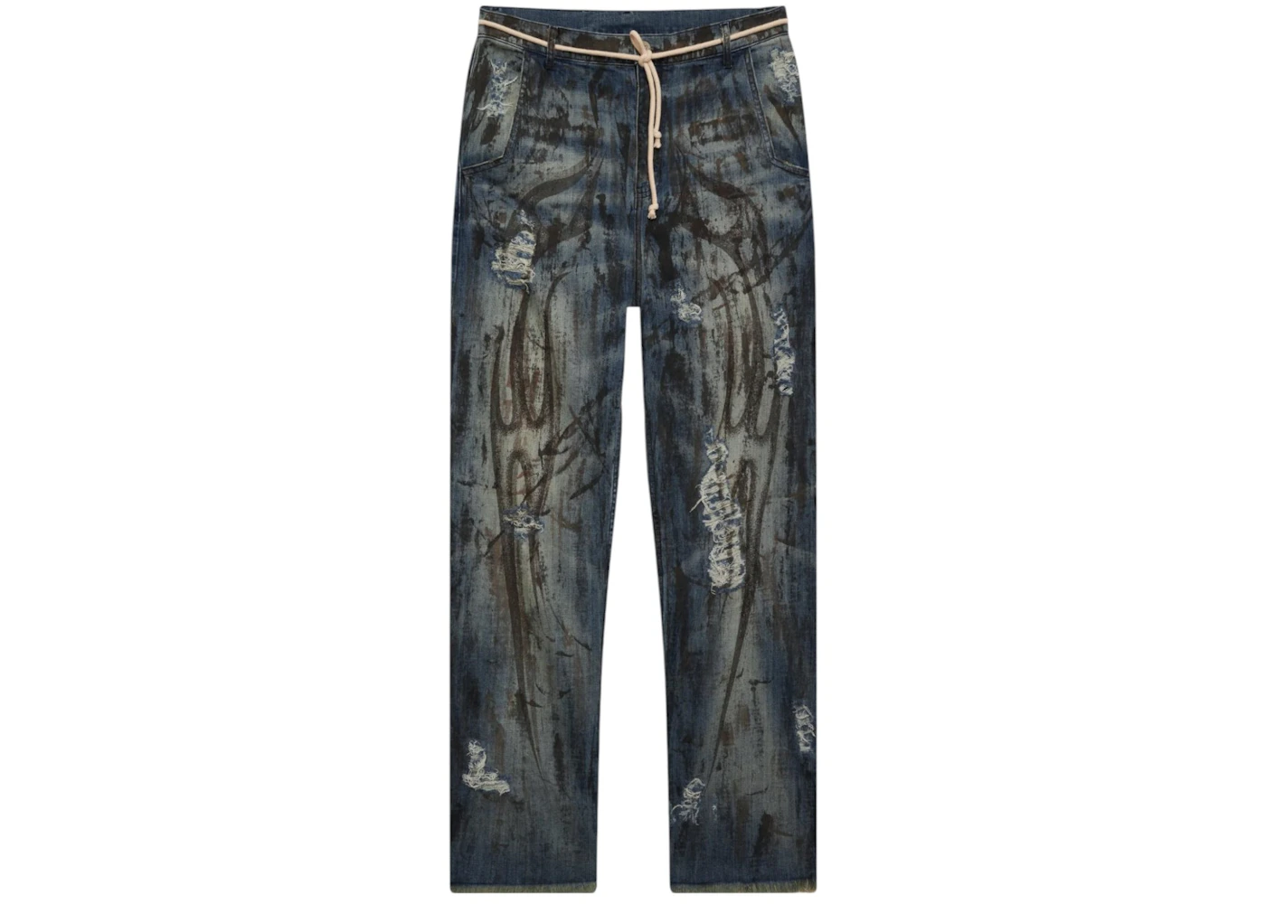 Hellstar Denim Jeans Blue Men's FW24 US1