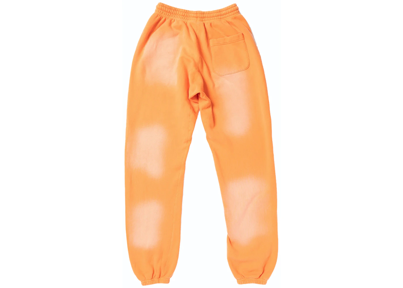 Hellstar Fire Orange Closed Elastic Bottom Sweatpants Orange Dye Men's -  FW23 - US