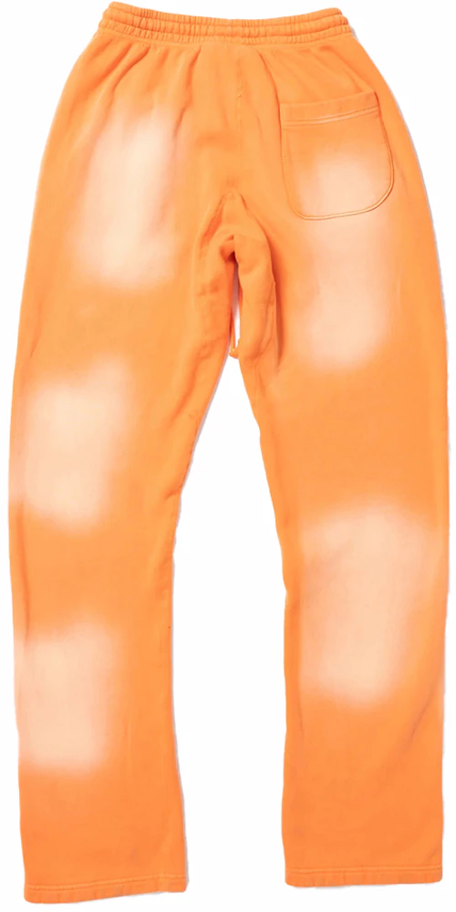 Helvetica Flare Sweatpants in orange