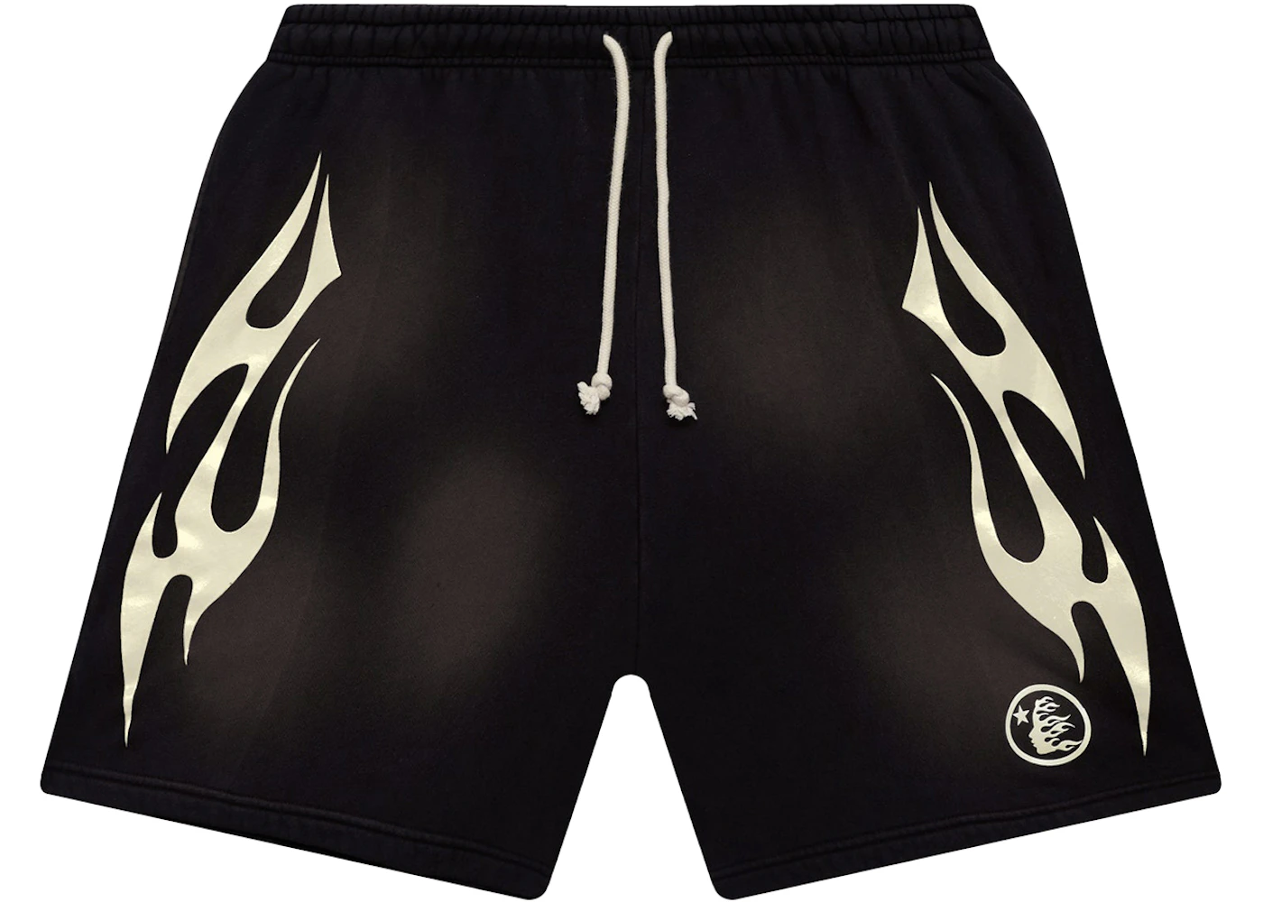 Hellstar Flame Shorts Brown/White Men's FW24 US