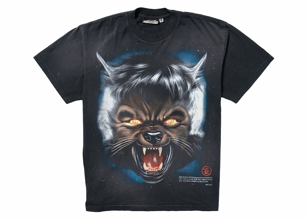Pre-owned Hellstar Full Moon T-shirt Black