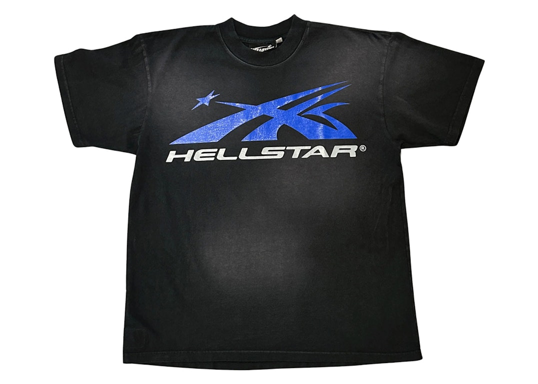 Pre-owned Hellstar Gel Sport Logo (black/blue) T-shirt