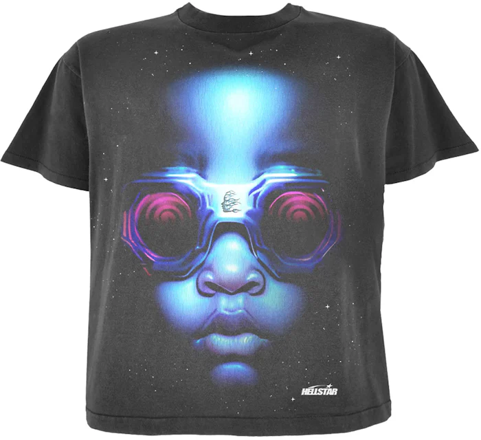 Hellstar Goggles T Shirt Black Fw23 Us