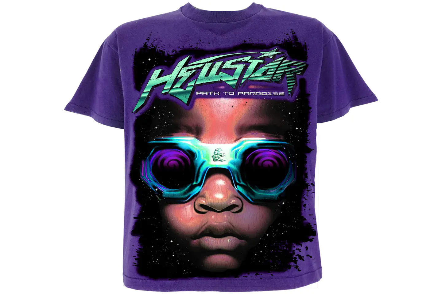 Hellstar Goggles T-Shirt Purple - FW23 - US