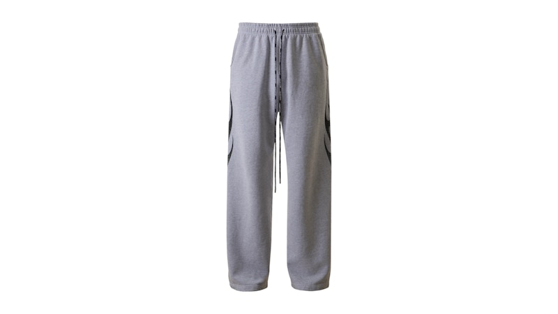 Hellstar Gradient Flame Sweatpants Grey Men's - SS26 - US Hellstar Gradient Flame Sweatpants Grey Men's - SS26 - US