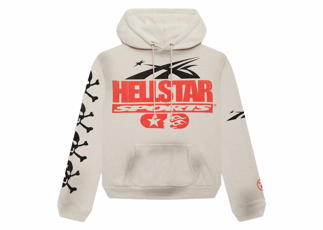 Pre-owned Hellstar If You Dont Like Us Beat Us Hoodie Grey