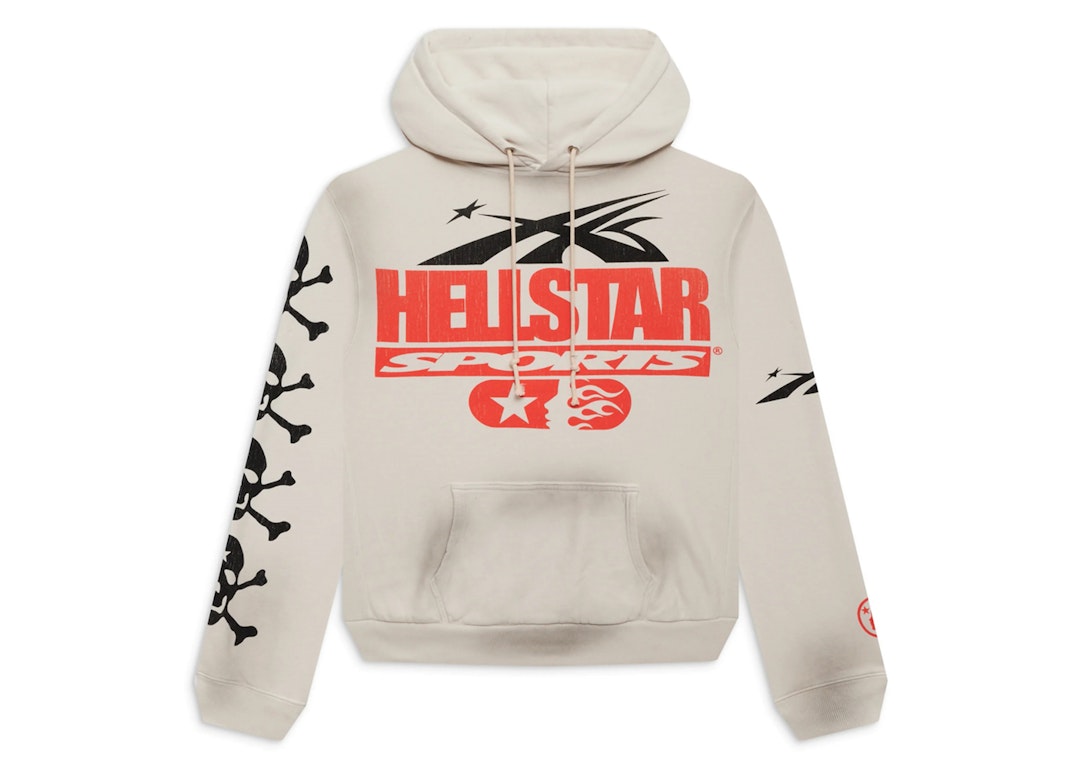 Pre-owned Hellstar If You Dont Like Us Beat Us Hoodie White