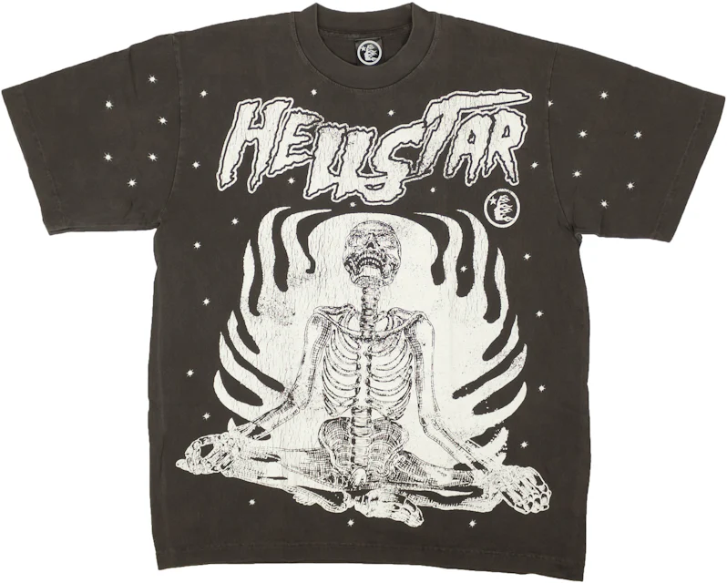 Hellstar Inner Peace T Shirt Black Herren Fw23 De