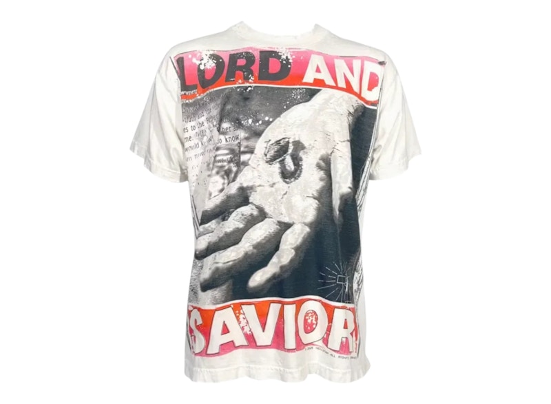 Hellstar Lord And Savior Tee White