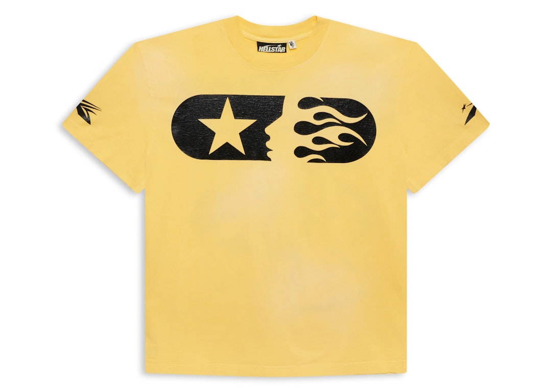 Pre-owned Hellstar Marathon T-shirt Yellow