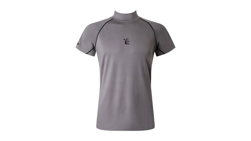 Hellstar Mockneck Compression T-Shirt Grey