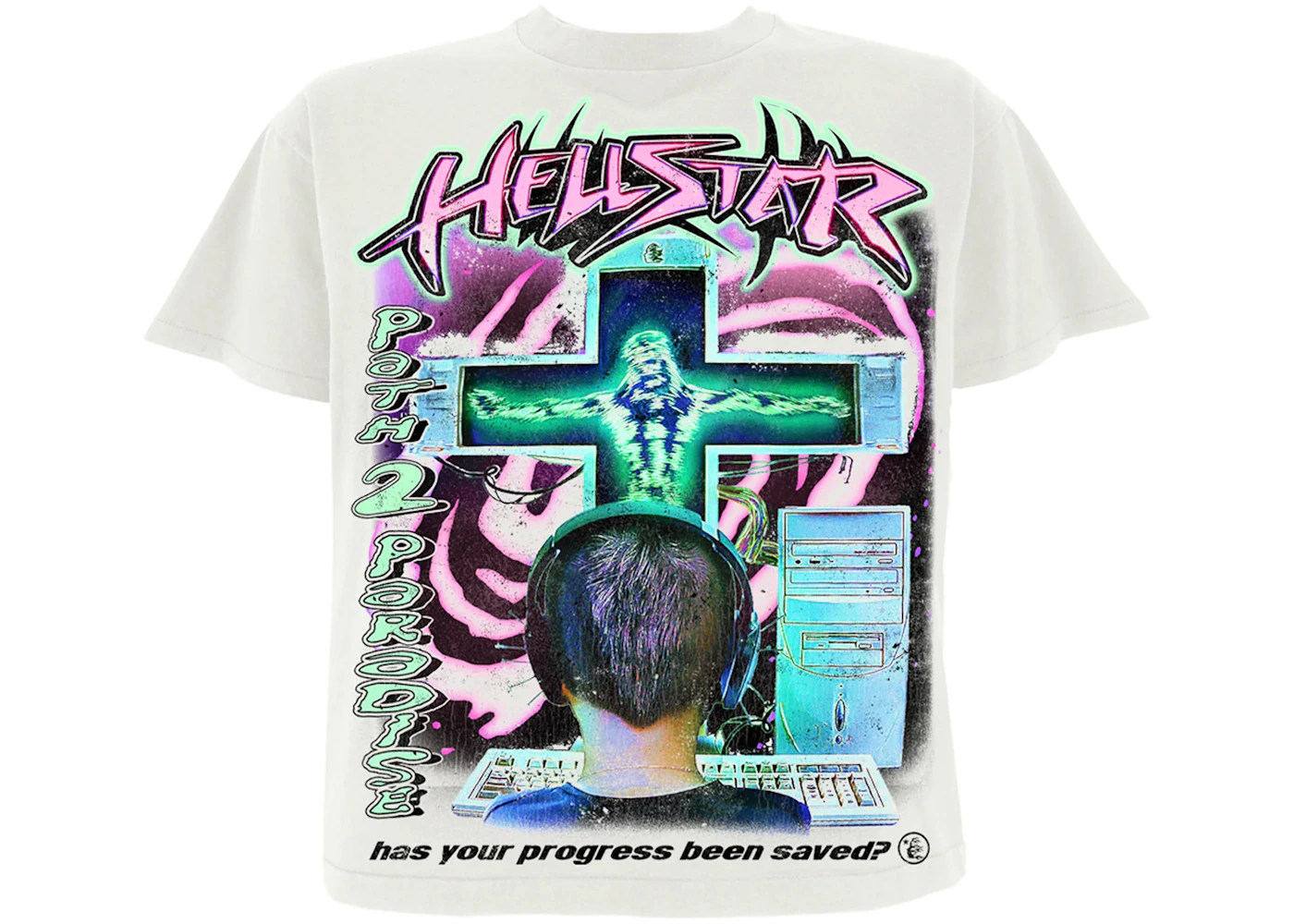 Hellstar Online T-Shirt White - FW23 - US