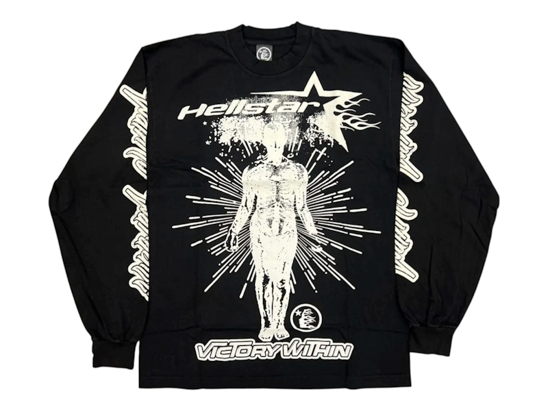 Hellstar Overseas Inner Star L/S T-shirt Black Men's - FW23 - US
