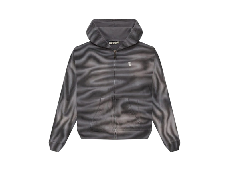 Hellstar Path To Paradise Airbrush Zip-Up White Men's - FW24