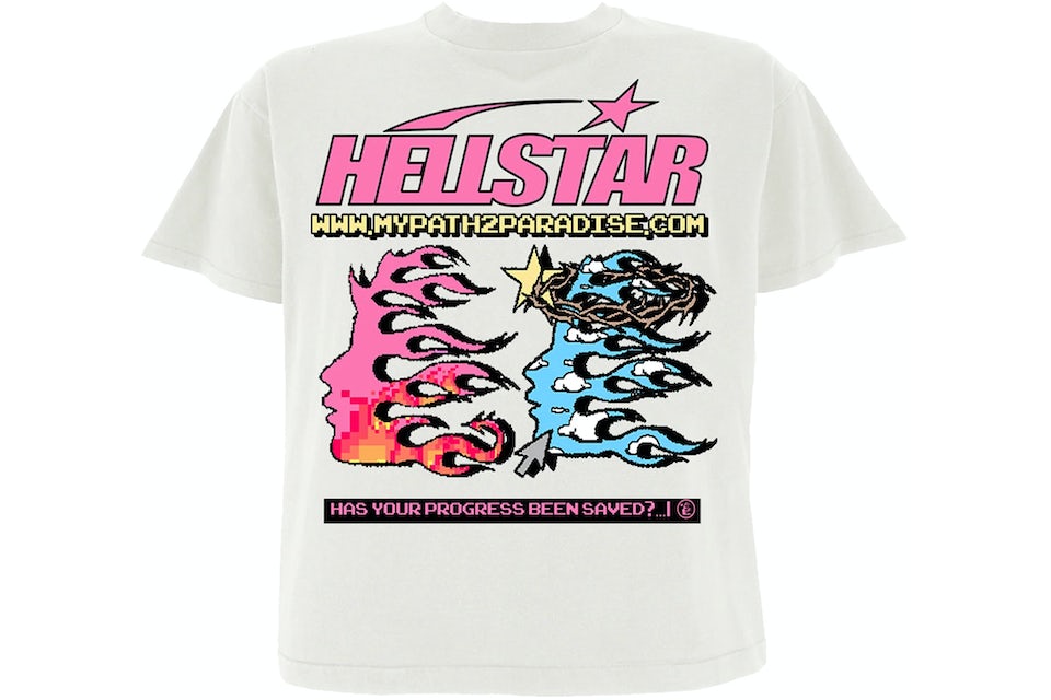 Hellstar Pixel T-Shirt White