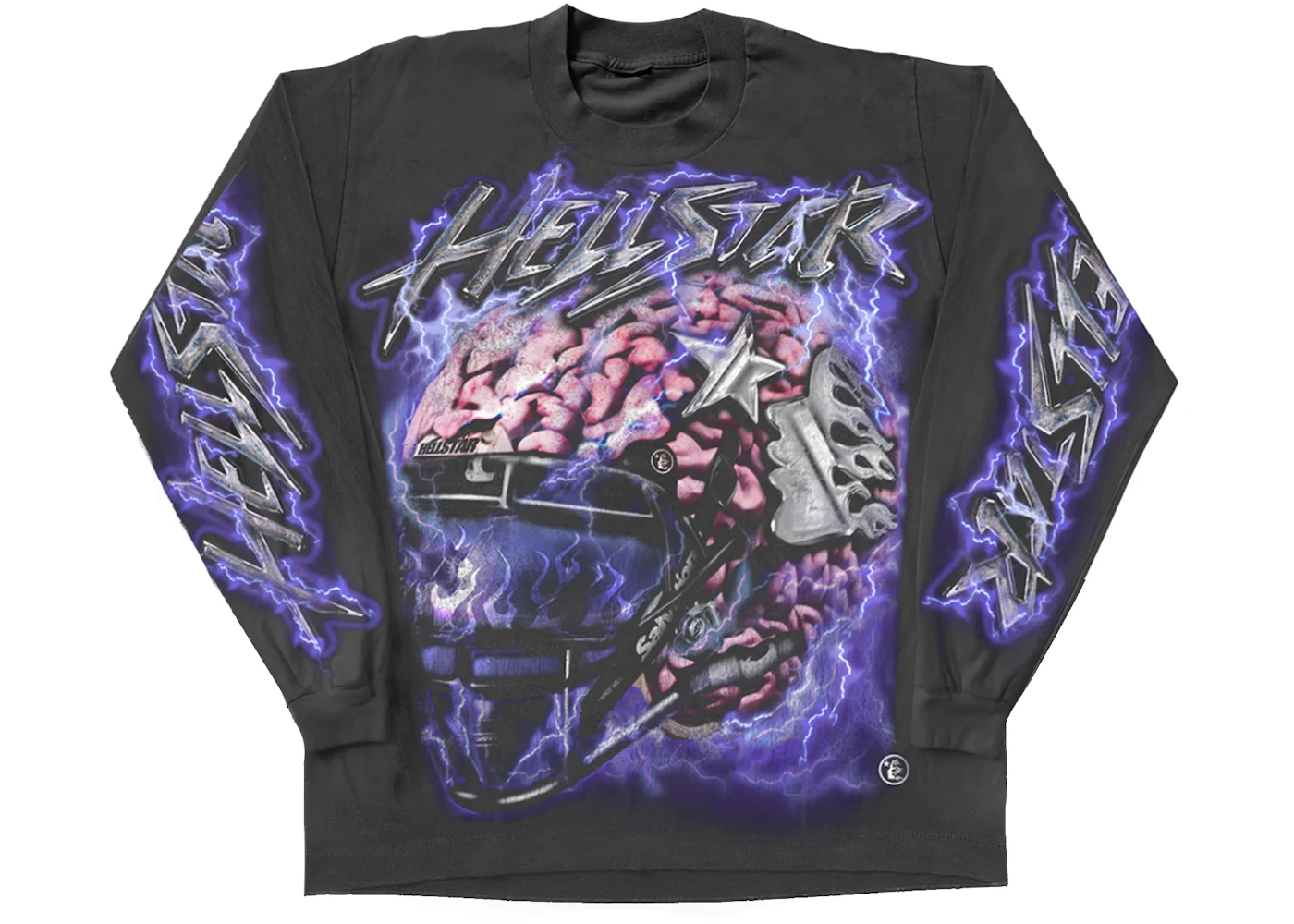 Hellstar Powered By The Star L/S Tee Black - FW23 - US