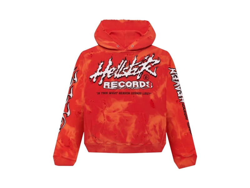 トップス Hellstar Records Lava Hoodie Red Hellstar Records Lava Hoodie Red Men's - US